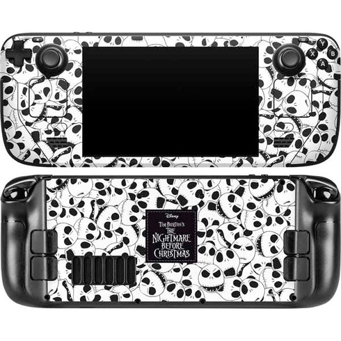 Disney The Nightmare Before Christmas Jack Skellington Pattern Steam Deck Handheld Gaming Computer Skin